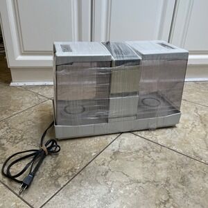 Bionaire Clear Mist 5 Dual Tank Humidifier Grey‎ White Vintage Model